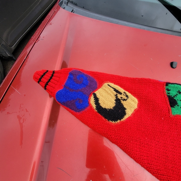 Vintage 90s snowy peak new zealand cardigan sweater women's medium - Picture 8 of 14